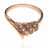 Кольцо со стразами Сваровски, размер 16 UC154-16