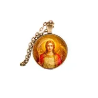 Кулон, цвет бронза, с цепочкой, Архангел Михаил C1118028