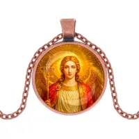 Кулон, цвет медь, с цепочкой, Архангел Михаил C1118030