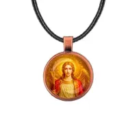 Кулон, цвет медь, со шнурком, Архангел Михаил C1118031