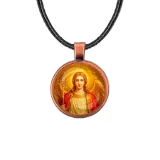 Кулон, цвет медь, со шнурком, Архангел Михаил C1118031