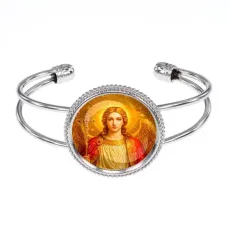 Браслет металлический, цвет серебро, Архангел Михаил C1118034