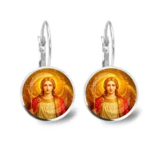 Серьги металлические, Архангел Михаил C1118038