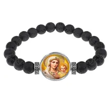 Браслет из лавы, Богородица с Иисусом C1120003