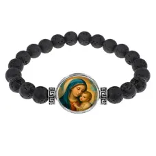 Браслет из лавы, Богородица с Иисусом C1123003