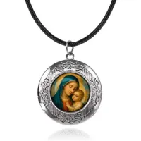 Арома-кулон металлический, Богородица с Иисусом C1123063