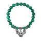 Браслет Летучая мышь (защита, счастье, успех), Малахит BSP-10-12