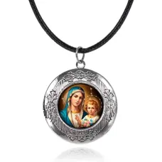 Арома-кулон металлический, Богородица с Иисусом C1124063
