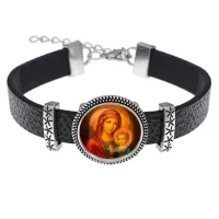 Кожаный браслет, Матерь Божья с Иисусом C1125011