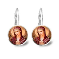 Серьги металлические, Матерь божья семистрельная C1126038