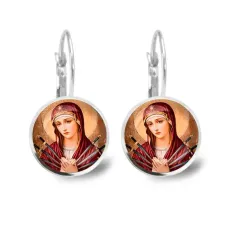 Серьги металлические, Матерь божья семистрельная C1126038