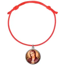 Браслет из красного шнура, Матерь Божья Семистрельная C1126052