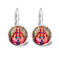 Серьги металлические, Вера, Надежда, Любовь, Софья C1127038