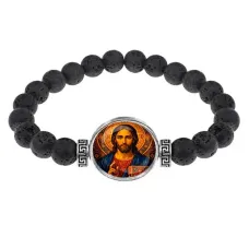 Браслет из лавы, Иисус Христос C1128003