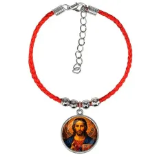 Браслет из красного шнура, Иисус Христос C1128047