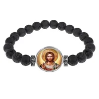Браслет из лавы, Иисус Христос C1129003