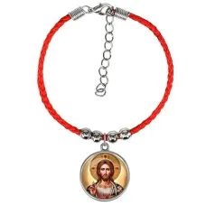 Браслет из красного шнура, Иисус Христос C1129047