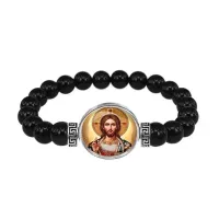 Браслет из чёрного агата, Иисус Христос C1129056