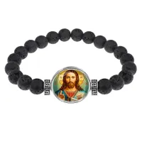 Браслет из лавы, Иисус Христос C1130003