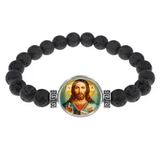 Браслет из лавы, Иисус Христос C1130003