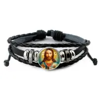 Кожаный браслет, Иисус Христос C1130012