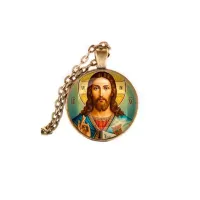 Кулон, цвет бронза, с цепочкой, Иисус Христос C1130028