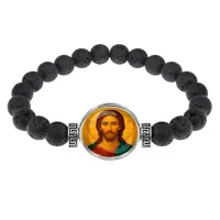 Браслет из лавы, Иисус Христос C1131003