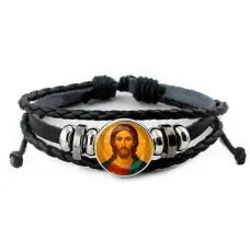 Кожаный браслет, Иисус Христос C1131012