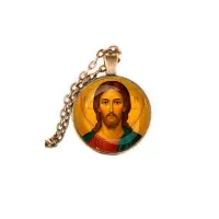 Кулон, цвет бронза, с цепочкой, Иисус Христос C1131028