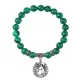 Браслет Подкова (Счастье), Малахит BSP-10-31