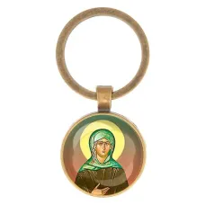 Круглый брелок, цвет бронза, Ксения Петербургская C1132017