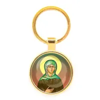 Круглый брелок, цвет золото, Ксения Петербургская C1132019