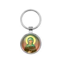 Круглый брелок, цвет серебро, Ксения Петербургская C1132021