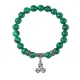 Браслет Трискель (защита и гармония), Малахит BSP-10-0036
