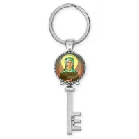 Брелок ключ, цвет серебро, с кольцом для ключей, Ксения Петербургская C1132044