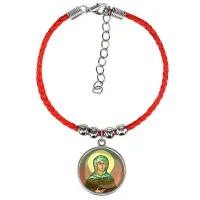 Браслет из красного шнура, Ксения Петербургская C1132047
