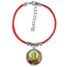 Браслет из красного шнура, Ксения Петербургская C1132047