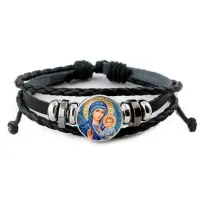 Кожаный браслет, Матерь Божия C1133012