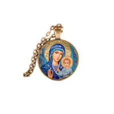 Кулон, цвет бронза, с цепочкой, Матерь Божия C1133028