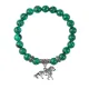 Браслет Лев (храбрость, власть, благосостояние), Малахит BSP-10-2073