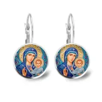 Серьги металлические, Матерь Божия C1133038
