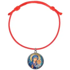 Браслет из красного шнура, Матерь Божия C1133052