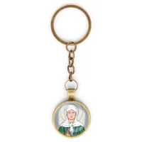 Круглый брелок, цвет бронза, с цепочкой, Матрена Московская C1134018