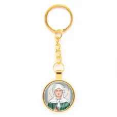 Круглый брелок, цвет золото, с цепочкой, Матрена Московская C1134020