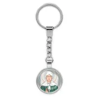 Круглый брелок, цвет серебро, с цепочкой, Матрена Московская C1134022