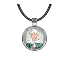 Кулон, цвет серебро, со шнурком, Матрена Московская C1134027