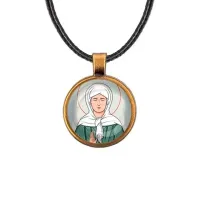 Кулон, цвет бронза, со шнурком, Матрена Московская C1134029
