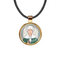 Кулон, цвет золото, со шнурком, Матрена Московская C1134033