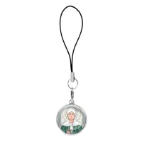 Подвеска для телефона, цвет серебро, со шнурком, Матрена Московская C1134060