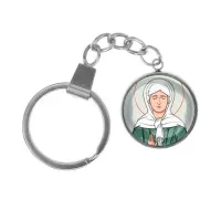 Брелок, нержавеющая сталь, с кольцом для ключей, Матрена Московская C1134061